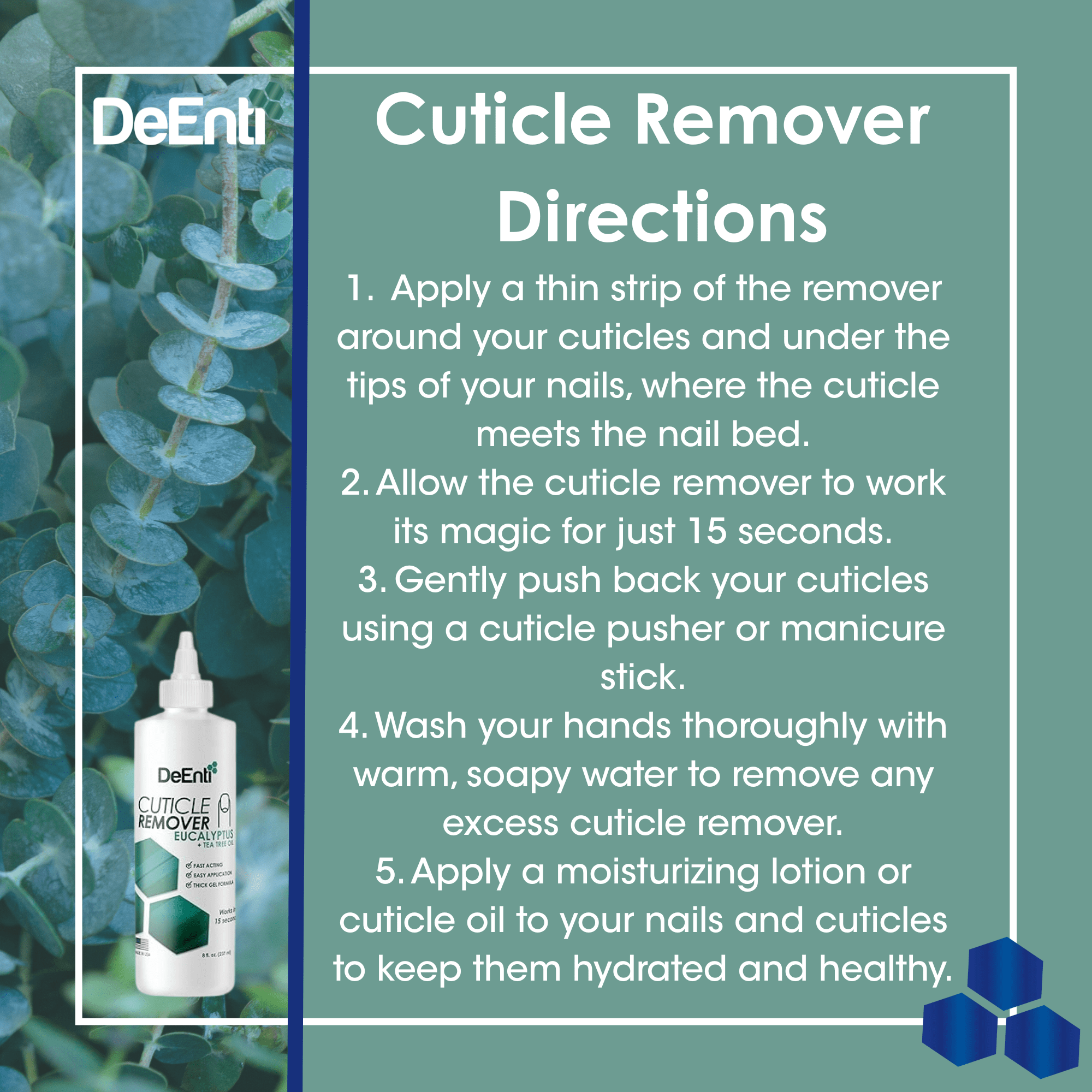 Eucalyptus Cuticle Remover - 8 fl. oz. - Image 5