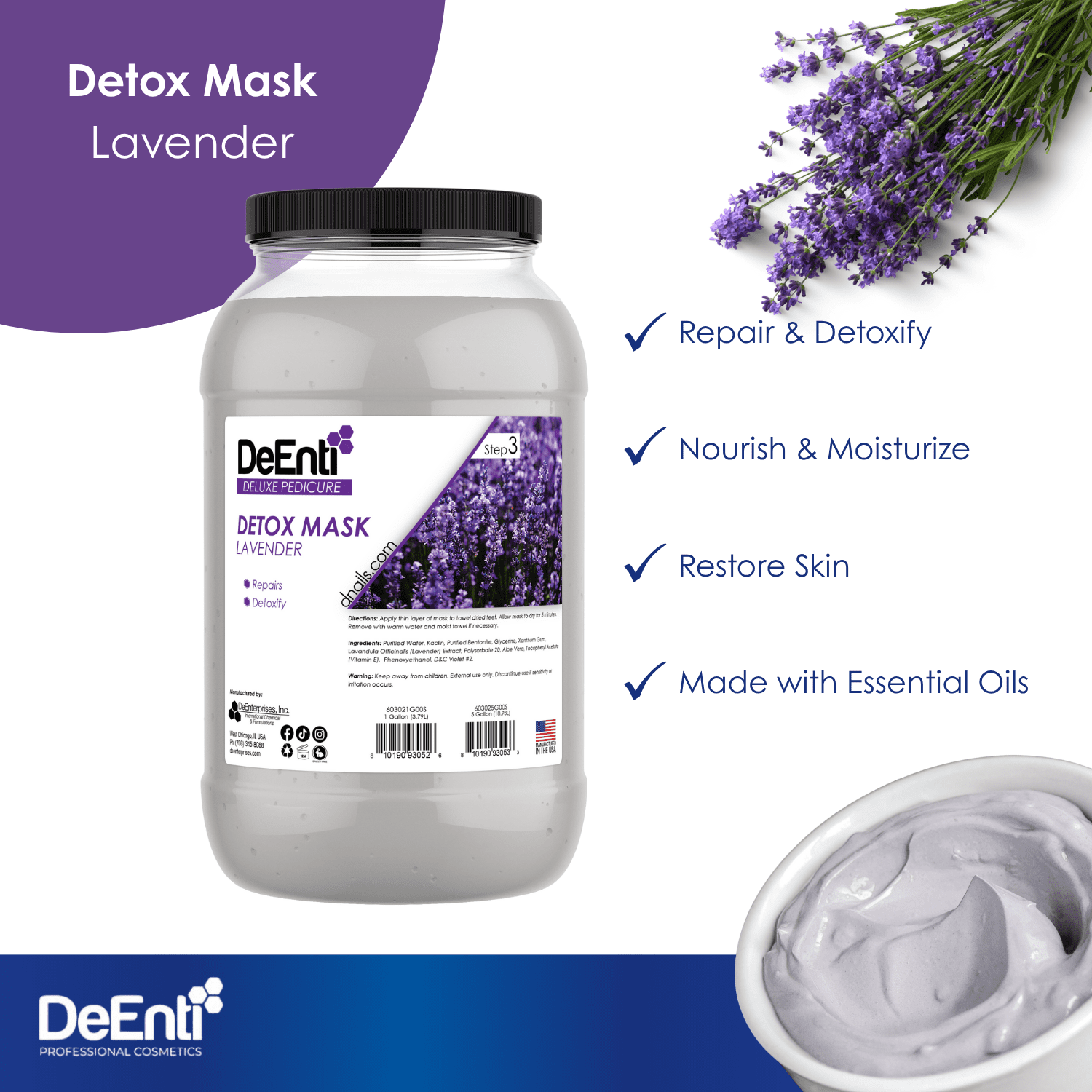 Lavender Detox Mask - 1 Gallon - Image 2
