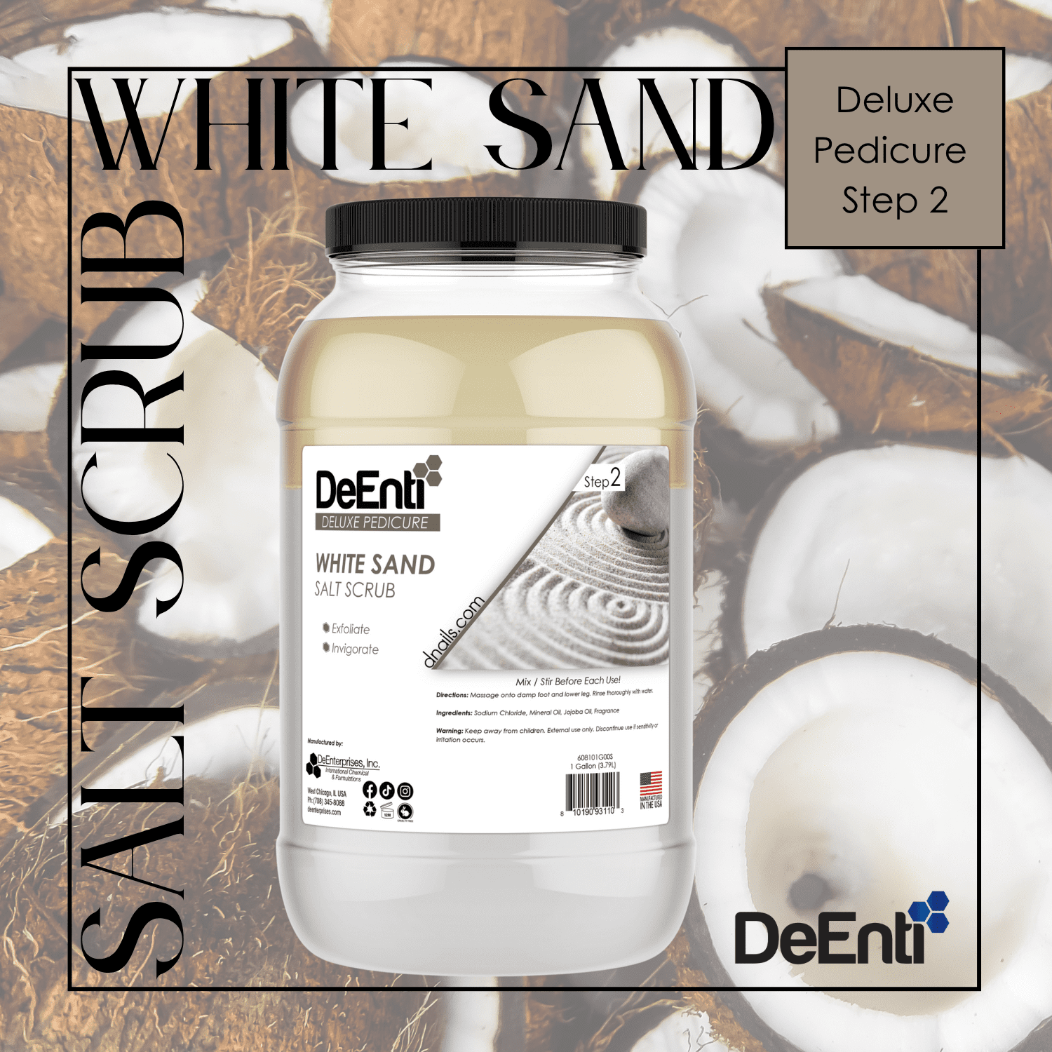 White Sand Salt Scrub - 1 Gallon - Image 5