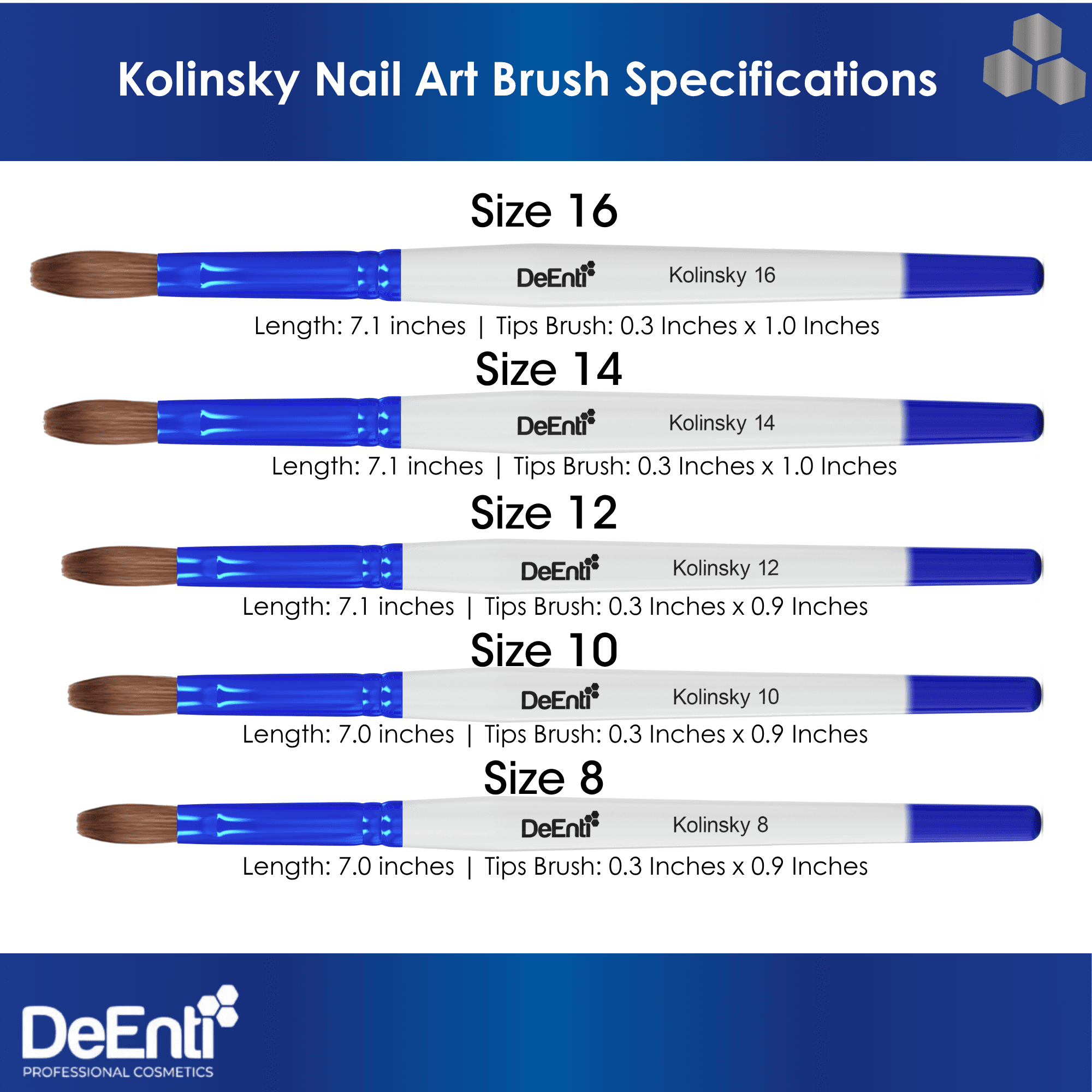 DeEnti 100% Kolinsky Brush - 16 - Image 3