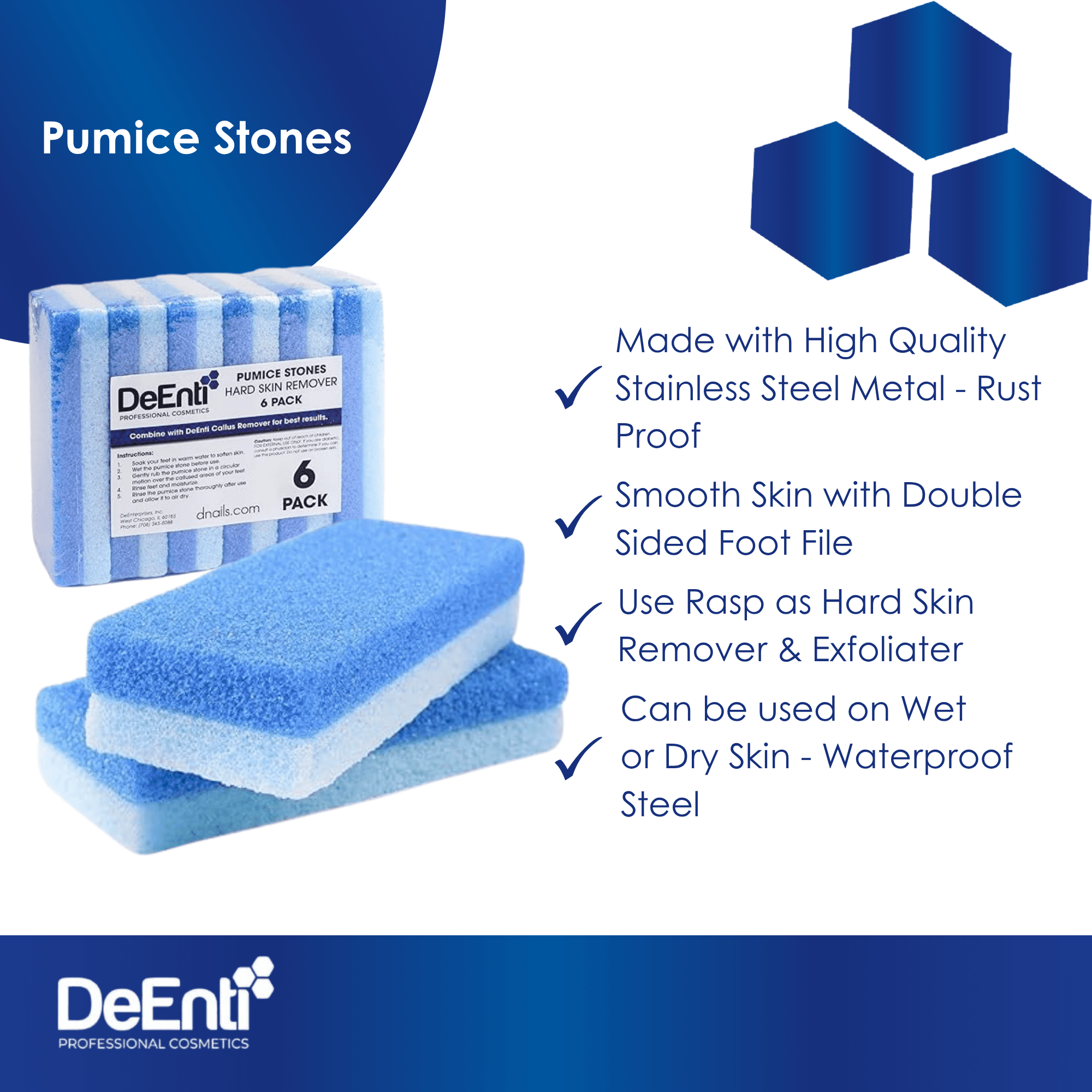 Value Pumice Stone - 6 Pack - Image 2
