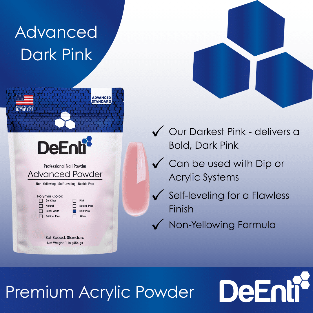 Dark Pink Acrylic Powder - LBS - Image 4