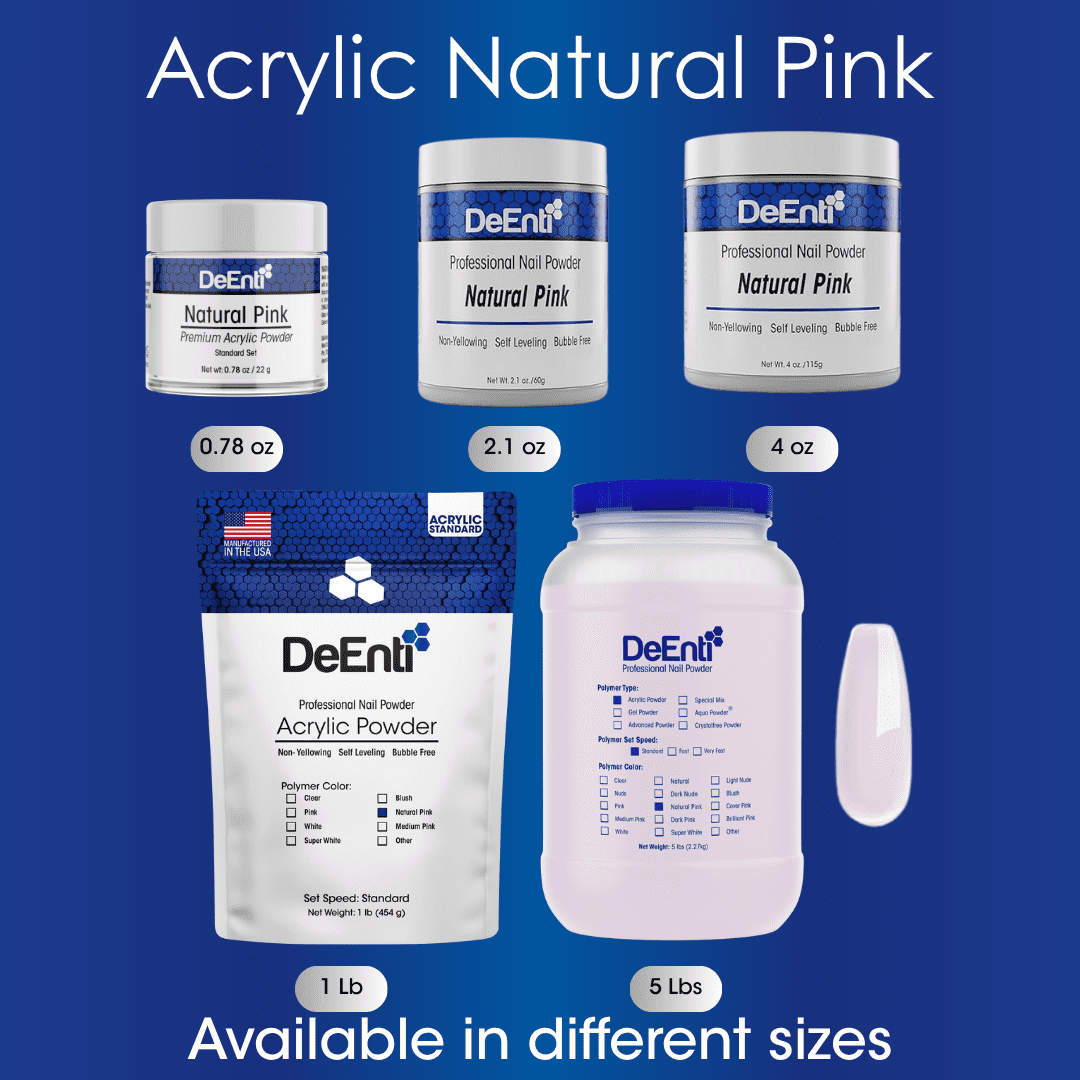 Natural Pink Acrylic Powder - 0.78 oz - Image 4
