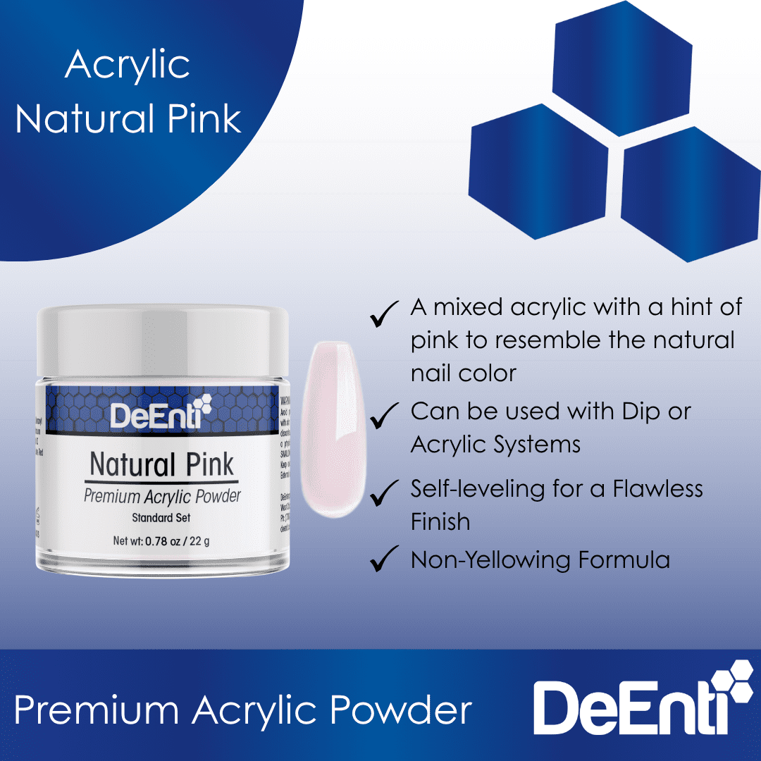 Natural Pink Acrylic Powder - 0.78 oz - Image 3