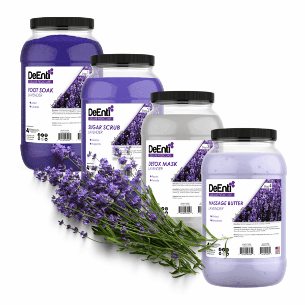 Lavender Deluxe 4 Step Pedicure - 1 Gallon