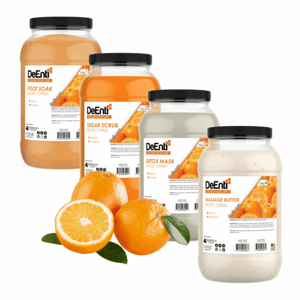 Exotic Citrus Deluxe 4 Step Pedicure - 1 Gallon