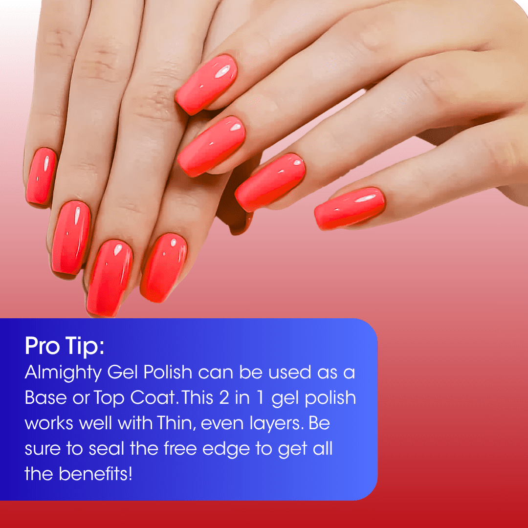 Almighty Gel Polish Top Coat - 16 fl. oz - Image 5